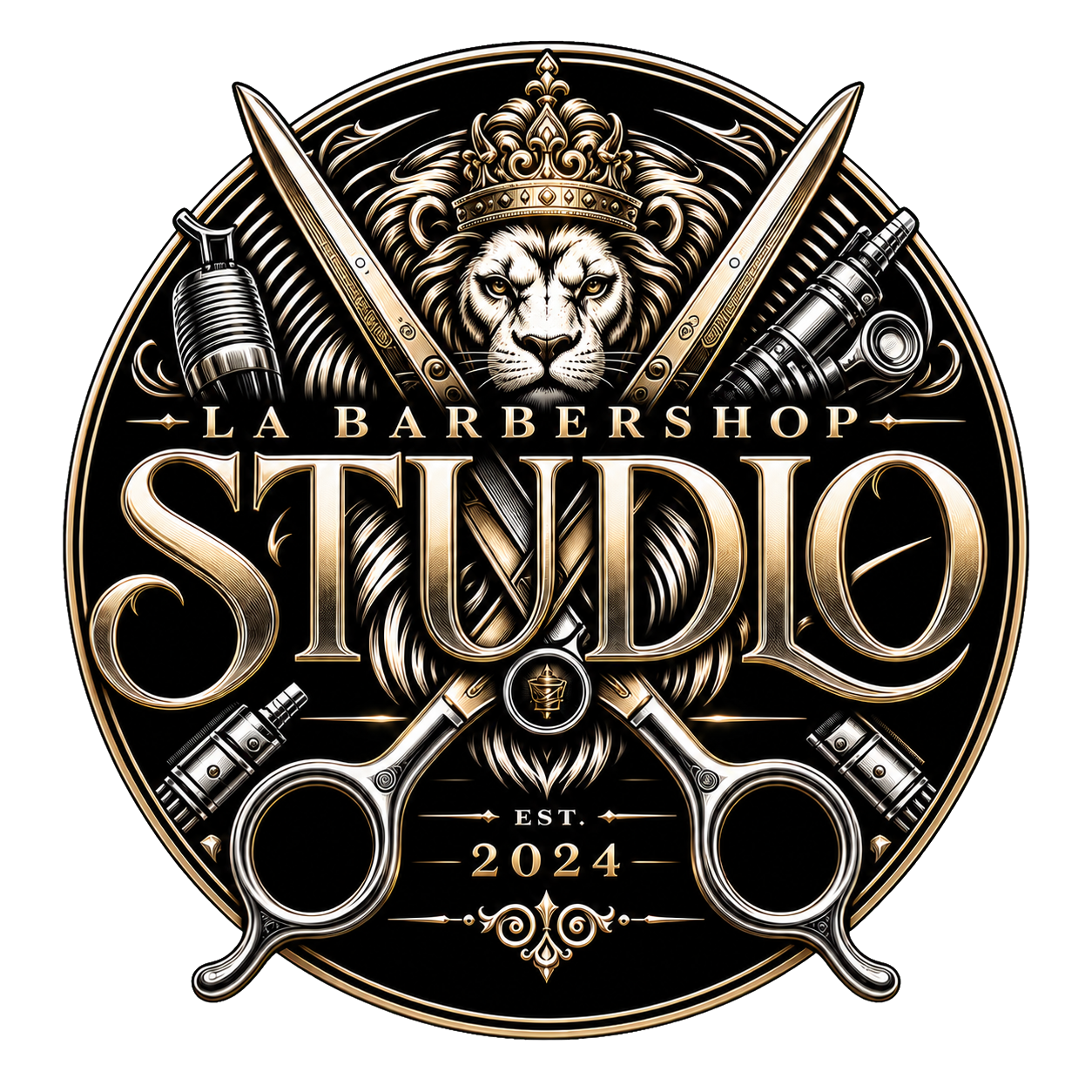 Logo La Barbershop Studio